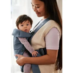 BabyBjorn - porta-bebês mini, tecido, índigo vintage Discount