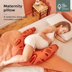 Babymoov - Almofada de gravidez em formato de U B.Love, almofada de maternidade premium, terracota Online