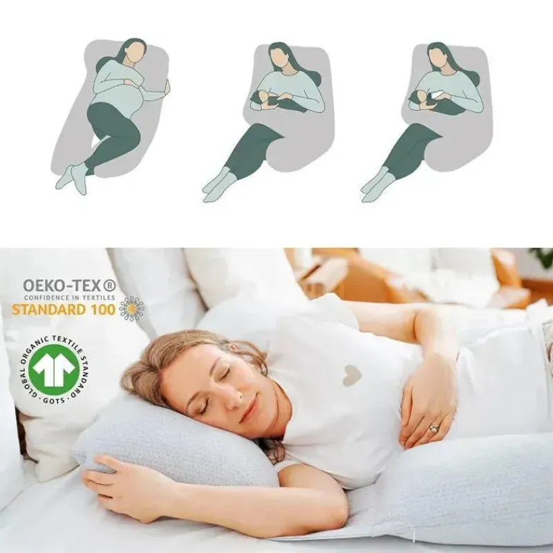 babymoov__almofada_de_mat_SKUvxjpvkmS_5.webp Babymoov - Almofada de maternidade XXL B.Love, almofada corporal orgânica premium para gravidez, cinza Outlet