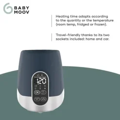 Babymoov - Aquecedor de biberões Duo Smart, 2 em 1 para carro e casa, para leite materno ou fórmula para bebé Best