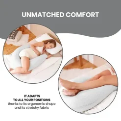 Babymoov - B.Love Almofada para Gravidez em Forma de U, Cinza Mineral Clearance