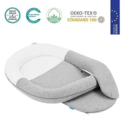 Babymoov Cloudnest Organic Espreguiçadeira Calmante Cinza Fashion