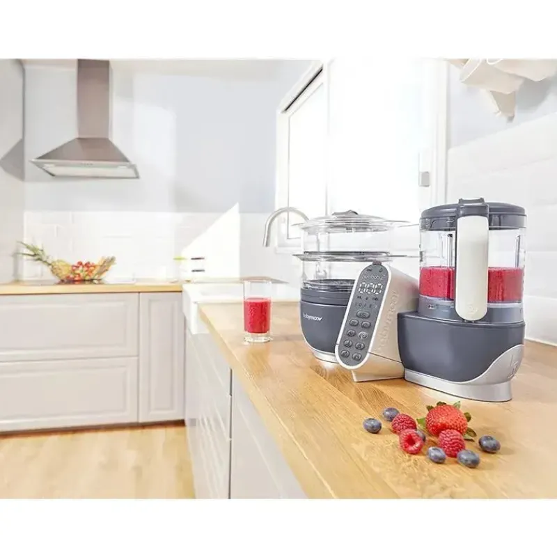 babymoov_duo_meal_station_SKUNfzTNmK6_5.webp Babymoov Duo Meal Station 5 em 1 Food Maker com panela a vapor, mistura e purê, cinza Hot