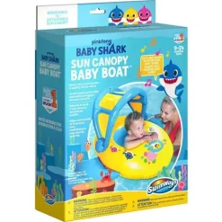 Swimways Barco de bebê Pinkfong Baby Shark Sun Canopy com música Discount