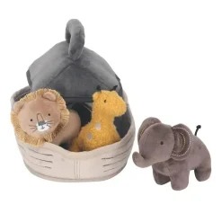 Lambs u0026 Ivy Barco/arca interativo de pelúcia Lambs & Ivy Baby Noah com brinquedos de bicho de pelúcia Online