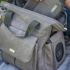 Bbluv - Saco de fraldas Metrö Mochila Completo, Carvão Outlet