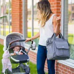 Bbluv - Saco de fraldas Metrö Mochila Completo, Carvão Outlet