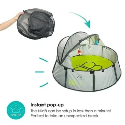Bbluv Nidö - Tenda de viagem e lazer 2 em 1, cobertura divertida com proteção UV Clearance