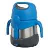 BBox B.box - Frasco de comida isolado em ardósia azul com garfo Outlet