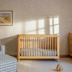 Million Dollar Baby Bebê de um milhão de dólares - Namsake Marin com bengala 3 em 1 berço conversível, mel | Cana de mel Online