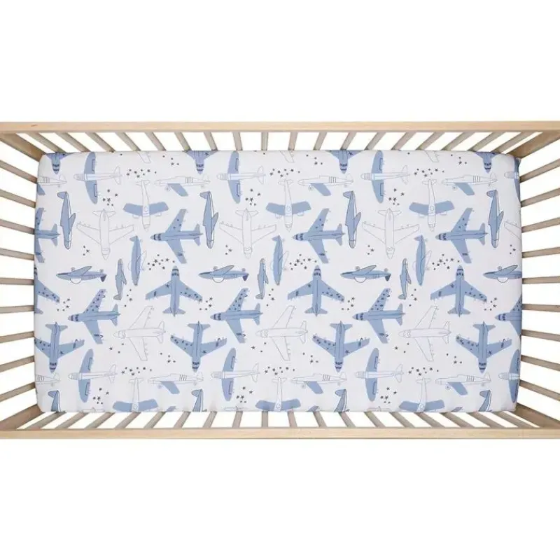 bedtime_originals__conjun_SKU6yz409jD_2.webp Lambs u0026 Ivy Bedtime Originals - Conjunto de cama de 3 peças Little Aviator Outlet