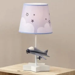 Lambs u0026 Ivy Bedtime Originals - Luminária Little Aviator com abajur e lâmpada Discount