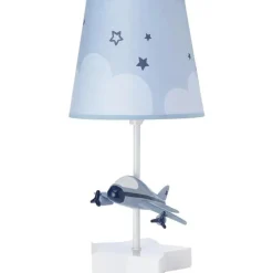 Lambs u0026 Ivy Bedtime Originals - Luminária Little Aviator com abajur e lâmpada Discount