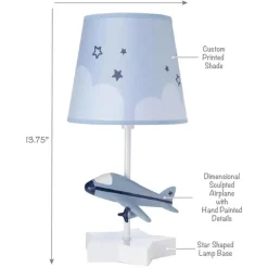 Lambs u0026 Ivy Bedtime Originals - Luminária Little Aviator com abajur e lâmpada Discount
