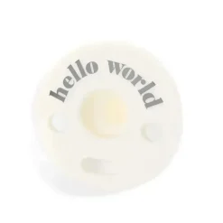 Bella Tunno - Hello World Chupeta, Branco Discount