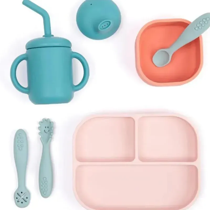 bella_tunno__pacote_littl_SKULcnURUFi_0.webp Bella Tunno - pacote Little Bites, conjunto de alimentação para bebês, 100% silicone de qualidade alimentar, castelo de confete Sale