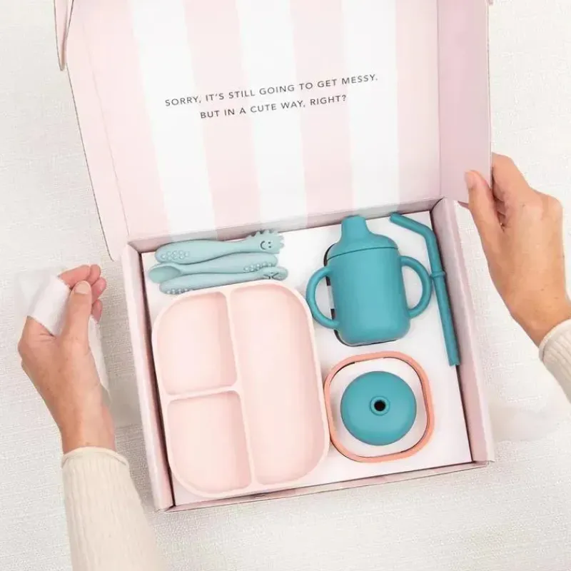 bella_tunno__pacote_littl_SKULcnURUFi_6.webp Bella Tunno - pacote Little Bites, conjunto de alimentação para bebês, 100% silicone de qualidade alimentar, castelo de confete Sale