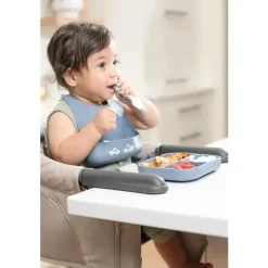 Bella Tunno - pacote Little Bites, conjunto de alimentação para bebês, silicone 100% de qualidade alimentar, Jungle Safari Outlet