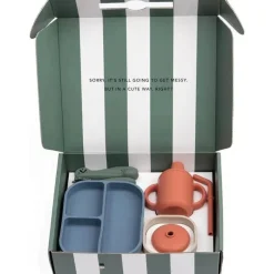 Bella Tunno - pacote Little Bites, conjunto de alimentação para bebês, silicone 100% de qualidade alimentar, Jungle Safari Outlet