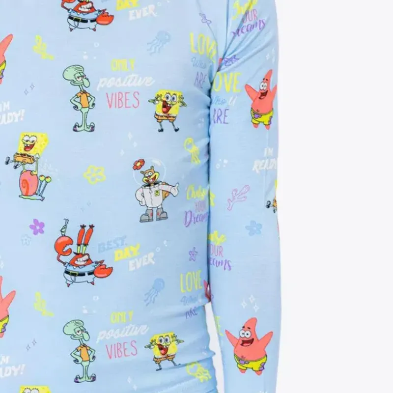 bellabu_bear__bob_esponja_SKU90uX8fH3_1.webp Bellabu Bear - Bob Esponja Calça Quadrada, Pijama Infantil de Bambu Good Vibes New