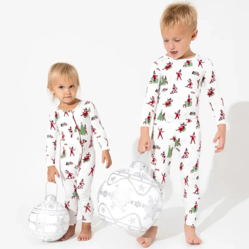 bellabu_bear__christmas_p_SKU5FYNBGWw_2.webp Bellabu Bear - Christmas Pajamas: The Elf On The Shelf Bamboo Sleepwear New
