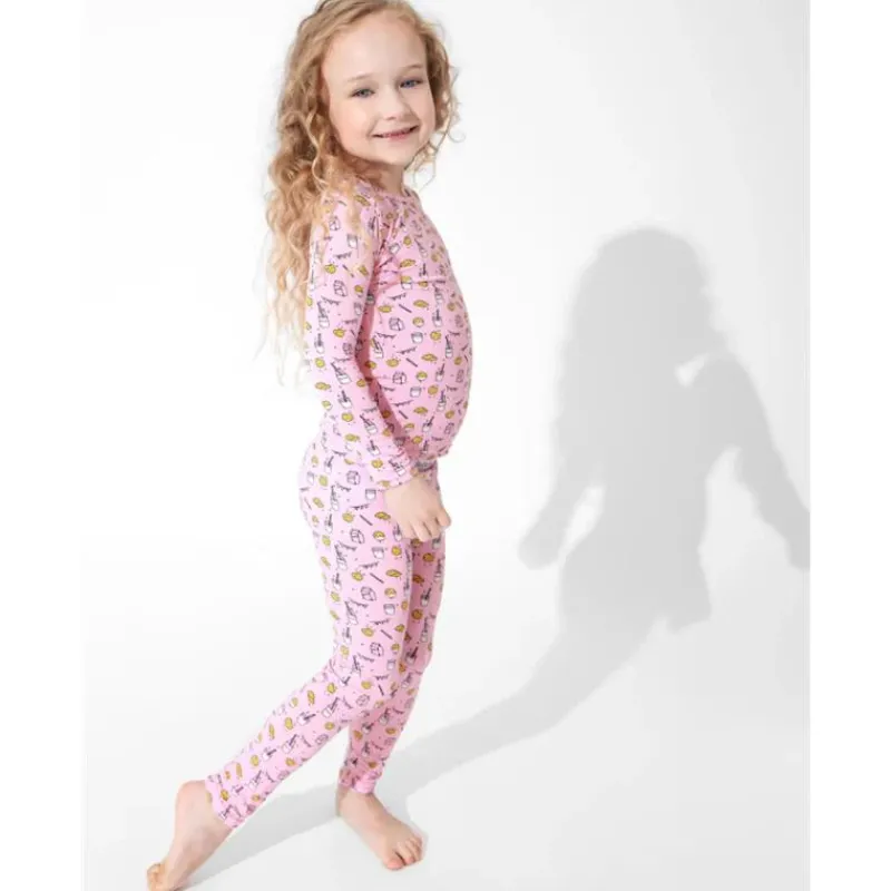 bellabu_bear__milk_and_co_SKUZq2hvHnX_3.webp Bellabu Bear - Milk And Cookies Pink Kids Bamboo Pajamas, 18-24M Hot