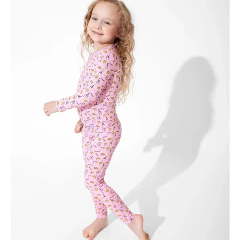 bellabu_bear__milk_and_co_SKUZq2hvHnX_5.webp Bellabu Bear - Milk And Cookies Pink Kids Bamboo Pajamas, 18-24M Hot