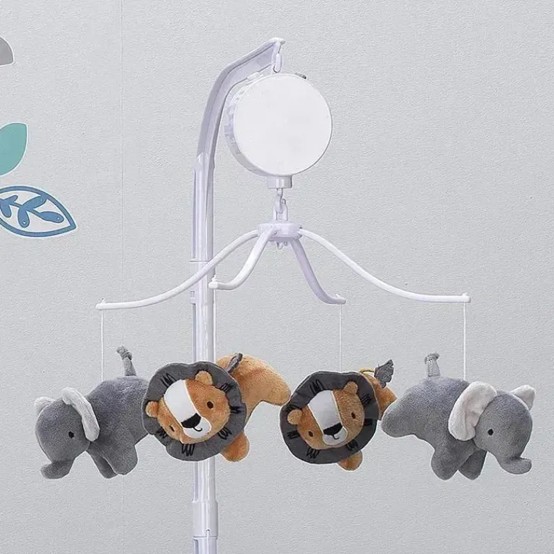 bero_musical_originals_pa_SKU9A7D9TS9_2.webp Lambs u0026 Ivy Berço Musical Originals para Dormir Selva Divertido Móbile, Leão/Elefante Clearance