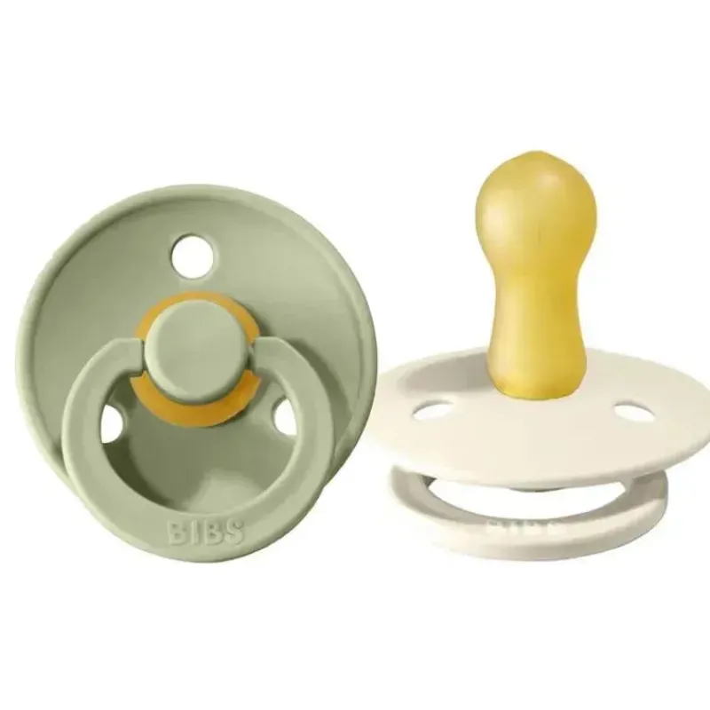 bibs___unidades_de_chupet_SKUAf5oZF9q_0.webp Bibs - 2 unidades de chupeta de borracha natural sálvia/marfim, 6/18M Best