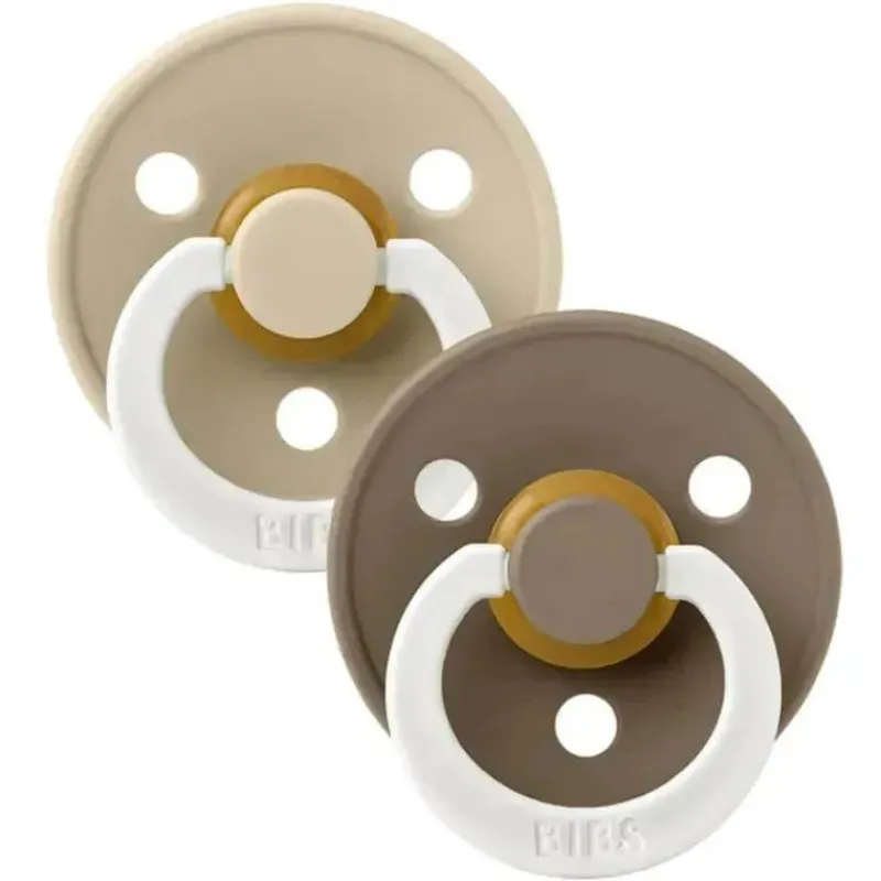 bibs___unidades_de_chupet_SKUX44hvwA8_1.webp Bibs - 2 unidades de chupeta de bebê de borracha GLOW/Carvalho escuro GLOW, 6/18M Fashion