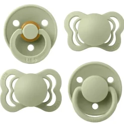 Bibs – Chupeta Try-it De Lux Sage Borracha Natural e Silicone, 0/6M Best