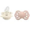 Bibs - 2Pk Ivory/Blush Infinity Chupeta Anatômica, 6/18M Hot