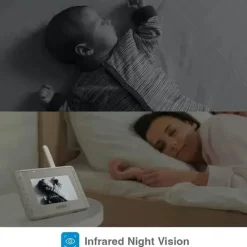 Black + Decker - Monitor de bebê de vídeo digital 4.3 com câmera Pan-Tilt-Zoom Online