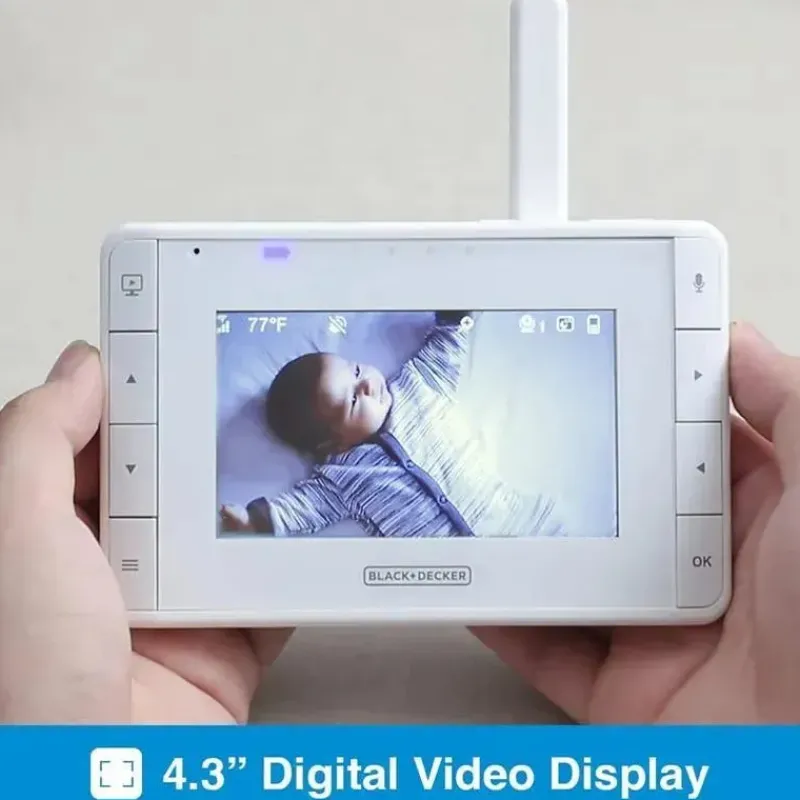 black__decker__monitor_de_SKUu5OWIVvh_9.webp Black + Decker - Monitor de bebê de vídeo digital 4.3 com câmera Pan-Tilt-Zoom Online