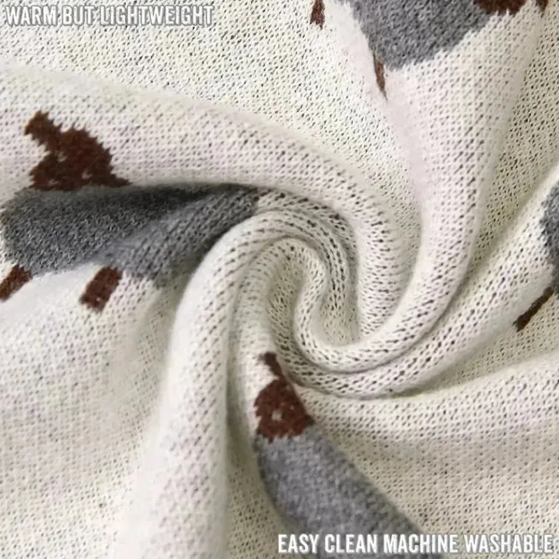 bleu_la_la___luxury_cotto_SKUPxb9JFK4_3.webp Bleu La La - 100% Luxury Cotton Swaddle Receiving Baby Blanket, Sheep Ivory Online