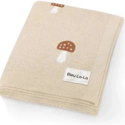 Bleu La La - 100% Luxury Cotton Swaddle Receiving Baby Blanket, Mushroom Camel Online