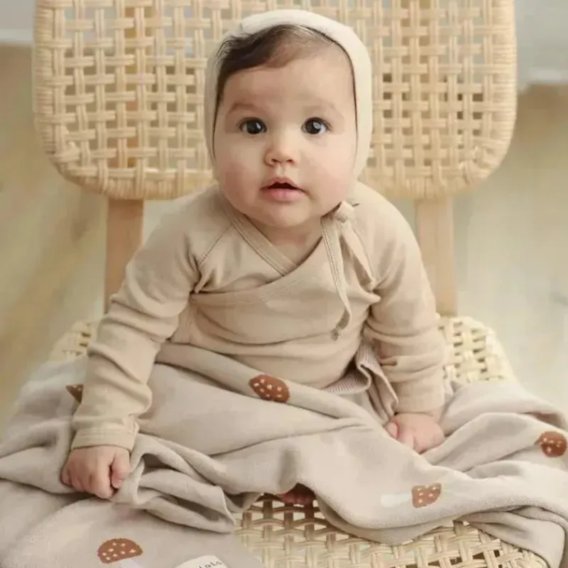 bleu_la_la___luxury_cotto_SKUYHdqkOiF_2.webp Bleu La La - 100% Luxury Cotton Swaddle Receiving Baby Blanket, Mushroom Camel Online