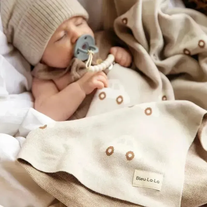 bleu_la_la___luxury_cotto_SKUdhU0v6F1_5.webp Bleu La La - 100% Luxury Cotton Receiving Swaddle Baby Blanket, Cars Cream Outlet