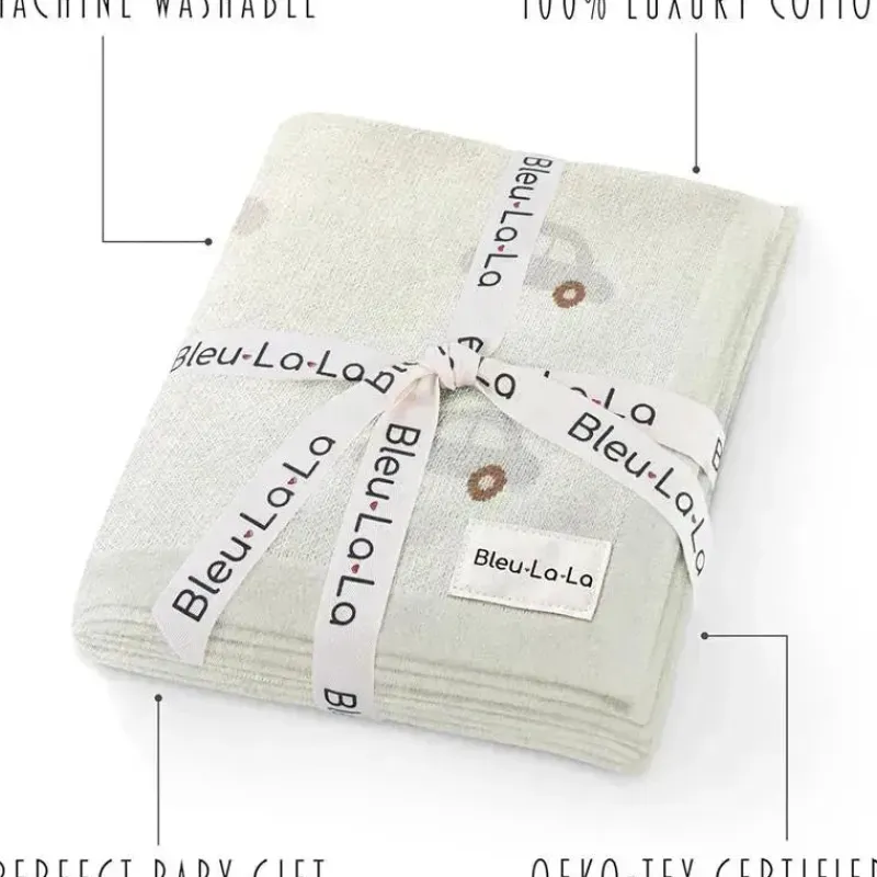 bleu_la_la___luxury_cotto_SKUdhU0v6F1_8.webp Bleu La La - 100% Luxury Cotton Receiving Swaddle Baby Blanket, Cars Cream Outlet