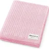 Bleu La La - 100% Luxury Organic Cotton Ribbed Baby Swaddle Blanket, Pink Sale