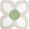 Blooming Bath - Almofada para pia de tapete de banho com flor de lótus, verde-oliva New