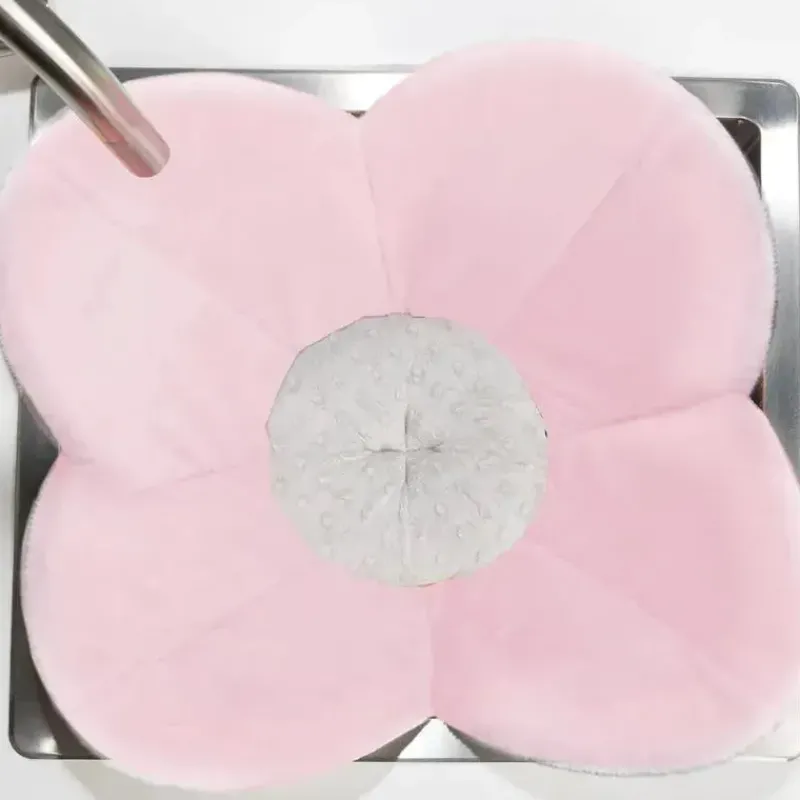 bloomingbathcom__tapete_d_SKUYnDI4nli_0.webp Blooming Bath Bloomingbath.com - Tapete de banho de flor de papoula - Almofada de banheira para pia para bebê, rosa/cinza New