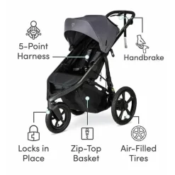 Britax BOB - Carrinho de corrida Wayfinder, Storm Discount