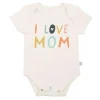 Finn + Emma Body Gráfica Love Mom, Bege Hot