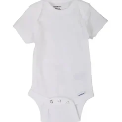 Gerber Bodysuits de manga curta - 5Pk, branco Outlet