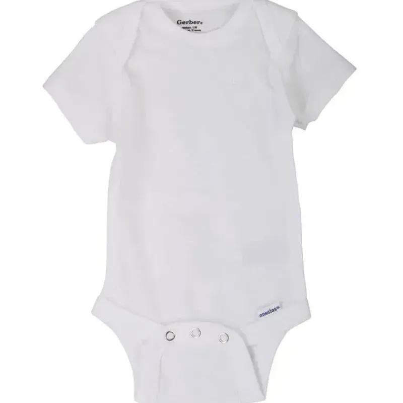 bodysuits_de_manga_curta__SKUNTQMHH52_2.webp Gerber Bodysuits de manga curta - 5Pk, branco Outlet