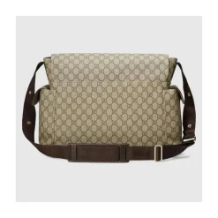 Gucci Bolsa de fraldas GG Plus Supreme, bege Discount