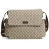 Gucci Bolsa de fraldas Supreme com trocador, bege Fashion