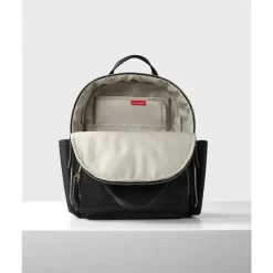 Skip Hop Bolsa de Fraldas Mochila - Envi Luxe, Preta Fashion