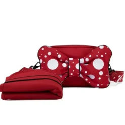 Cybex Bolsa trocadora Platinum, anágua Coleção Jeremy Scott Vermelho Hot